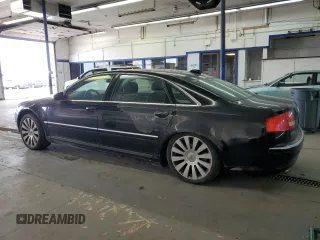 2004 Audi A8 с VIN WAUML44E34N010274, выставлен на аукционе Copart как лот 57658765 с пробегом 122 652 миль миль и Чистый • Clean title. История ставок и продаж доступна на DreamBid. Изображение 2.