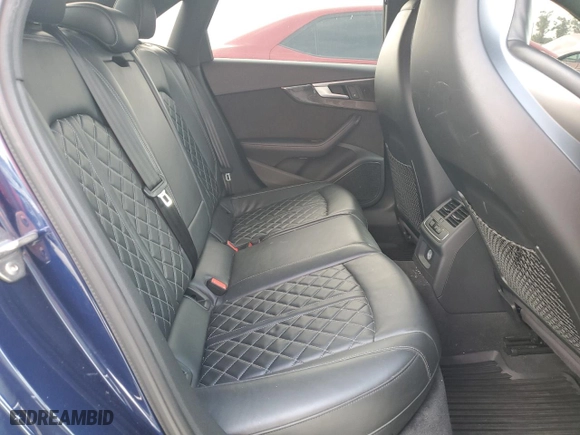 2018 Audi S4 Prestige with VIN WAUC4AF47JA050095, listed as a Copart auction lot 84899774 with 53,117 mi miles and Salvage Title. Bid and sale history available at carsss.com. Image 10.