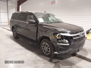 2024 Ford Expedition Max XLT with VIN 1FMJK1H89REA50194, listed as a IAAI auction lot 41813295 with 14,077 mi miles and . Bid and sale history available at DreamBid. Image 1.