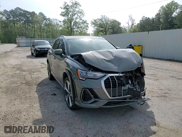 2021 Audi Q3 S line Premium with VIN WA1DECF33M1082709, listed as a Copart auction lot 50559005 with 65,244 mi miles and Salvage Title. Bid and sale history available at DreamBid. Image 10.