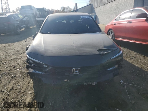 2025 Honda Civic Sedan Sport with VIN 2HGFE2F57SH500716, listed as a Copart auction lot 77831584 with 4,989 mi miles and Salvage Title. Bid and sale history available at carsss.com. Image 5.