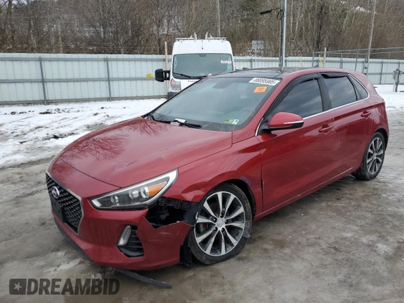 2018 Hyundai Elantra with VIN KMHH35LE4JU040084, listed as a Copart auction lot 88095905 with 98,784 mi miles and Salvage Title. Bid and sale history available at DreamBid. Image 1.
