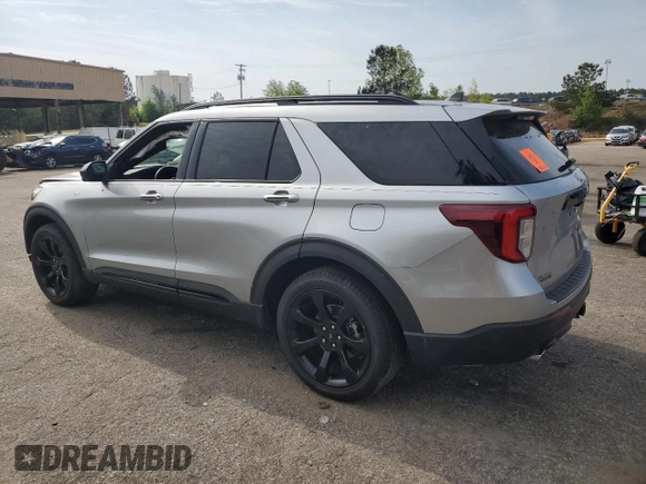 2023 Ford Explorer ST-Line with VIN 1FMSK7KH1PGB21485, listed as a Copart auction lot 52814765 with 14,144 mi miles and Salvage title. Bid and sale history available at DreamBid. Image 2.