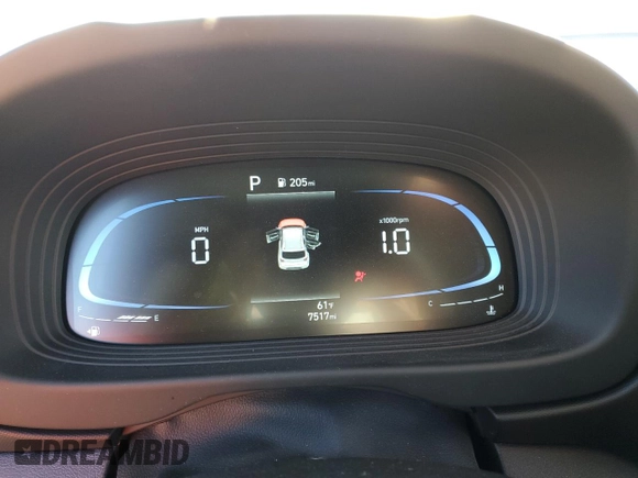 2024 Hyundai Venue SE with VIN KMHRB8A33RU332539, listed as a Copart auction lot 87899845 with 7,517 mi miles and Salvage Title. Bid and sale history available at DreamBid. Image 9.
