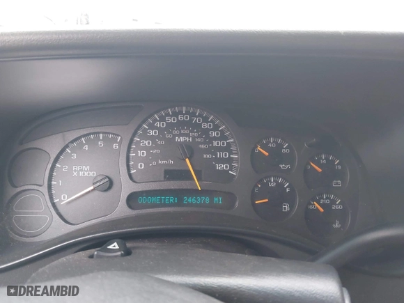 2003 Chevrolet Tahoe LS with VIN 1GNEC13Z73R243308, listed as a IAAI auction lot 41510266 with 246,378 mi miles. Bid and sale history available at carsss.com. Image 7.