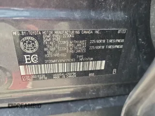 2023 Toyota RAV4 Hybrid XSE with VIN 2T35WRFVXPW176393, listed as a Copart auction lot 58304415 with 50,998 mi miles and Salvage title. Bid and sale history available at DreamBid. Image 13.
