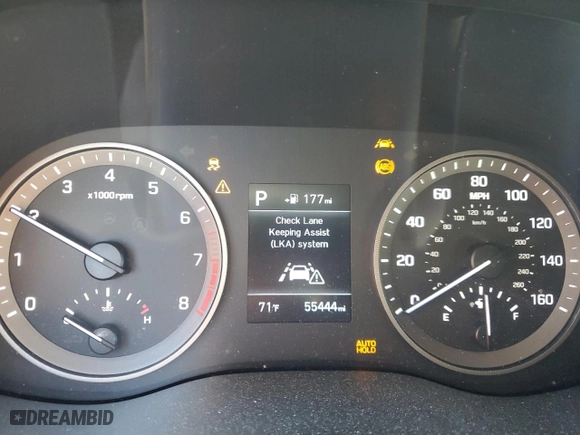 2020 Hyundai Tucson SEL with VIN KM8J33ALXLU148848, listed as a Copart auction lot 41894835 with 55,444 mi miles and Salvage Title. Bid and sale history available at carsss.com. Image 9.