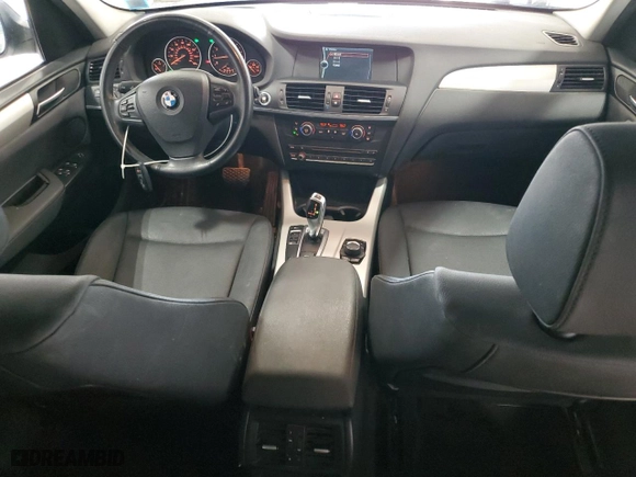 2013 BMW X3 xDrive28i with VIN 5UXWX9C56D0A20066, listed as a Copart auction lot 52137525 with 133,906 mi miles and Salvage Title. Bid and sale history available at carsss.com. Image 8.