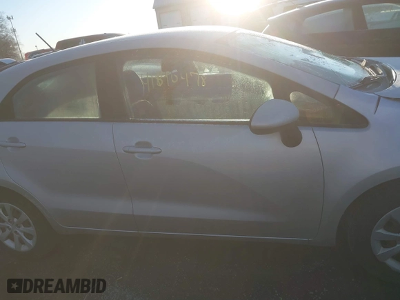 2013 Kia Rio LX with VIN KNADM5A34D6274278, listed as a IAAI auction lot 41810478 with 89,723 mi miles. Bid and sale history available at carsss.com. Image 13.