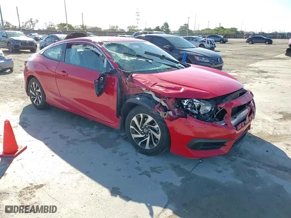 2017 Honda Civic Coupe LX with VIN 2HGFC4A56HH308706, listed as a Copart auction lot 46520465 with 63,336 mi miles and Salvage Title. Bid and sale history available at carsss.com. Image 10.