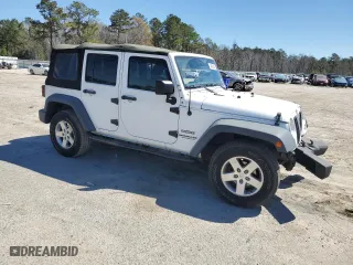 2015 Jeep Wrangler Unlimited Sport with VIN 1C4BJWDG5FL511419, listed as a Copart auction lot 49685405 with 98,595 mi miles and Salvage Title. Bid and sale history available at carsss.com. Image 4.