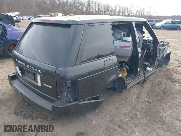 2012 Land Rover Range Rover SC with VIN SALMF1E46CA386903, listed as a IAAI auction lot 41654098 with 210,000 mi miles and . Bid and sale history available at DreamBid. Image 4.