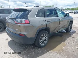 2020 Jeep Cherokee Latitude Plus with VIN 1C4PJMLB1LD569548, listed as a IAAI auction lot 42330117 with 37,897 mi miles and . Bid and sale history available at DreamBid. Image 4.