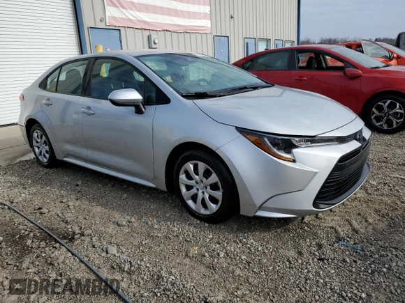 2024 Toyota Corolla LE with VIN 5YFB4MDEXRP186885, listed as a Copart auction lot 46605675 with 14,045 mi miles and Salvage Title. Bid and sale history available at carsss.com. Image 4.