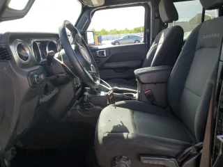 2019 Jeep Wrangler Unlimited Sahara z VIN 1C4HJXEN0KW588687, wystawiony jako Copart lot #52812895 z przebiegiem 91 486 mil mil oraz Szkoda całkowita • Salvage title. Historia ofert i sprzedaży dostępna na DreamBid. Obrazek 7.