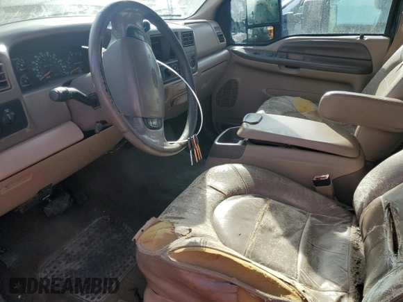 1999 Ford Super Duty F-250 XL with VIN 1FTNW21F4XED02133, listed as a Copart auction lot 88128985 with 227,187 mi miles and Salvage Title. Bid and sale history available at carsss.com. Image 7.