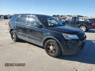 2016 Ford Utility Police Interceptor with VIN 1FM5K8AR3GGD16484, listed as a Copart auction lot 84160344 with 113,057 mi miles and Salvage Title. Bid and sale history available at carsss.com. Image 4.