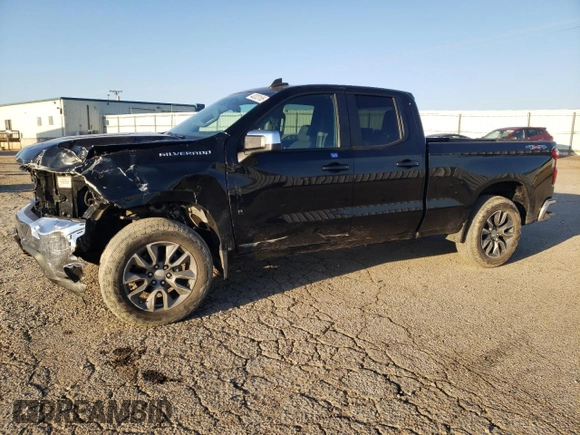 2020 Chevrolet Silverado 1500 LT with VIN 1GCRYDED3LZ135203, listed as a Copart auction lot 48203185 with 50,589 mi miles and Salvage Title. Bid and sale history available at carsss.com. Image 1.