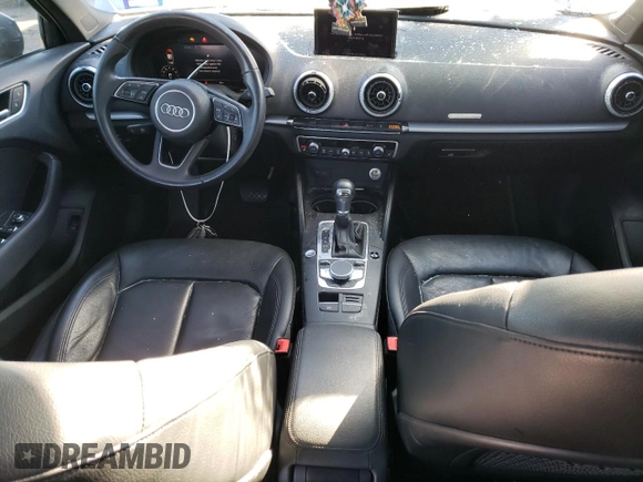 2018 Audi A3 Sedan Premium with VIN WAUB8GFF0J1079250, listed as a Copart auction lot 38889854 with 54,349 mi miles. Bid and sale history available at carsss.com. Image 8.