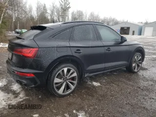 2023 Audi SQ5 Sportback Prestige with VIN WA134AFY2P2153458, listed as a Copart auction lot 83234484 with 48,161 mi miles and Salvage Title. Bid and sale history available at carsss.com. Image 3.