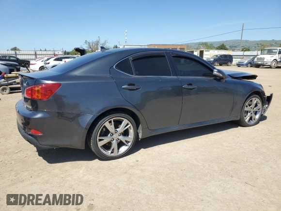 2010 Lexus IS 350 with VIN JTHBE5C28A5025011, listed as a Copart auction lot 52244915 with 150,258 mi miles and Salvage title. Bid and sale history available at DreamBid. Image 3.