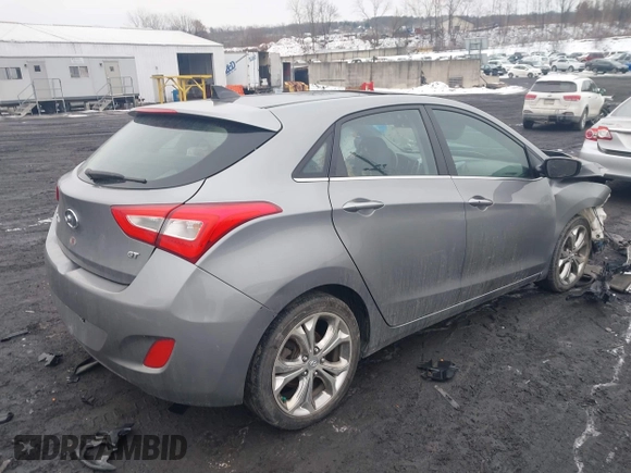 2014 Hyundai Elantra GT with VIN KMHD35LH6EU172018, listed as a IAAI auction lot 41546580 with 1 mi miles. Bid and sale history available at carsss.com. Image 4.