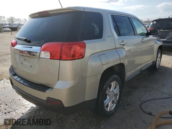 2015 GMC Terrain SLE with VIN 2GKFLVEK2F6227770, listed as a Copart auction lot 50655665 with 106,102 mi miles and Salvage Title. Bid and sale history available at DreamBid. Image 3.