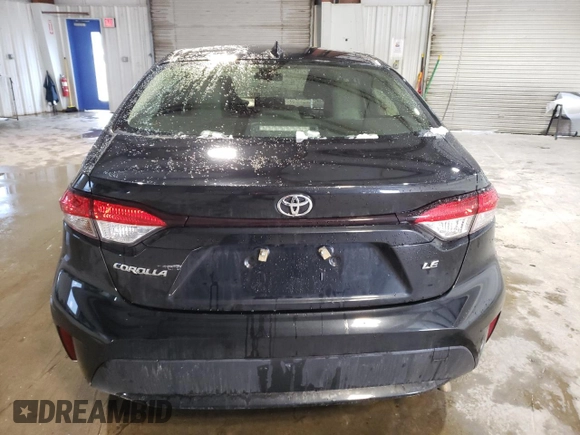 2021 Toyota Corolla LE with VIN JTDEPMAE0MJ184116, listed as a Copart auction lot 44659355 with 52,497 mi miles and Salvage Title. Bid and sale history available at carsss.com. Image 6.