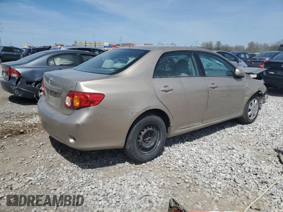 2010 Toyota Corolla with VIN 1NXBU4EEXAZ324233, listed as a Copart auction lot 53998685 with 0 mi miles and Salvage Title. Bid and sale history available at carsss.com. Image 3.