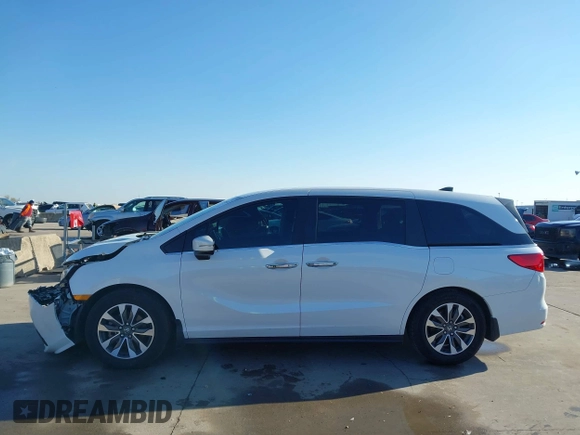 2023 Honda Odyssey EX-L with VIN 5FNRL6H66PB029475, listed as a IAAI auction lot 41128411 with 49,662 mi miles. Bid and sale history available at carsss.com. Image 15.