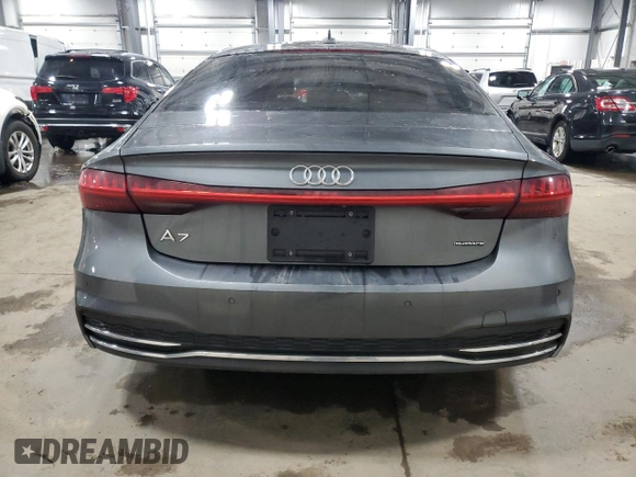 2020 Audi A7 Premium Plus with VIN WAUU2AF26LN002124, listed as a Copart auction lot 88155615 with 73,053 mi miles and Salvage Title. Bid and sale history available at carsss.com. Image 6.
