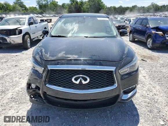 2019 Infiniti QX60 Luxe with VIN 5N1DL0MM7KC558754, listed as a Copart auction lot 58297695 with 83,375 mi miles and Salvage title. Bid and sale history available at DreamBid. Image 5.