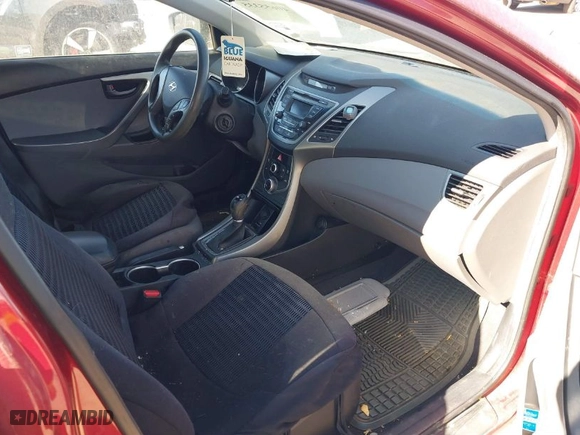 2014 Hyundai Elantra Limited with VIN 5NPDH4AE7EH480754, listed as a IAAI auction lot 40655335 with 125,162 mi miles. Bid and sale history available at carsss.com. Image 5.