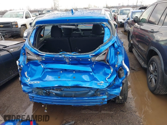 2024 Nissan Kicks SV with VIN 3N1CP5CV9RL486307, listed as a IAAI auction lot 41678539 with 15,573 mi miles and . Bid and sale history available at DreamBid. Image 17.