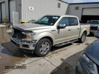 2018 Ford F-150 XL with VIN 1FTEW1CG7JFA27293, listed as a Copart auction lot 53891215 with 142,163 mi miles and Salvage Title. Bid and sale history available at carsss.com. Image 1.