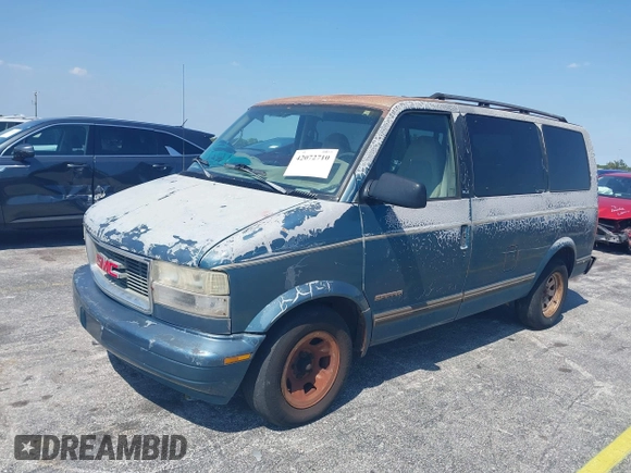 1998 GMC Safari z VIN 1GKDM19W7WB500418, wystawiony jako IAAI lot #42072710 z przebiegiem Nie podano mil oraz . Historia ofert i sprzedaży dostępna na DreamBid. Obrazek 2.