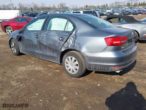 2015 Volkswagen Jetta Sedan 2.0L S with VIN 3VW2K7AJ5FM416888, listed as a IAAI auction lot 41710592 with 65,739 mi miles. Bid and sale history available at carsss.com. Image 3.