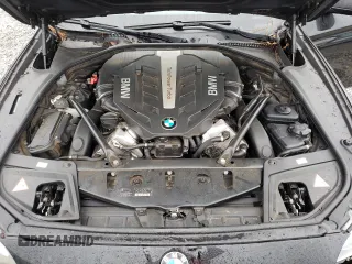 2013 BMW 5 Series 550i xDrive with VIN WBAFU9C53DDY70914, listed as a Copart auction lot 43546435 with 144,165 mi miles and Salvage Title. Bid and sale history available at carsss.com. Image 11.
