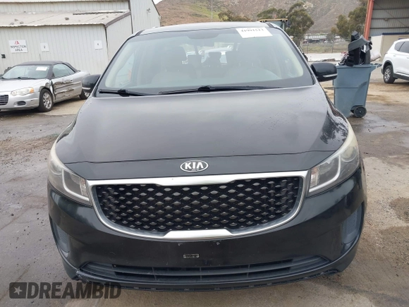 2015 Kia Sedona LX with VIN KNDMB5C14F6051455, listed as a IAAI auction lot 41991513 with 154,967 mi miles and . Bid and sale history available at DreamBid. Image 12.