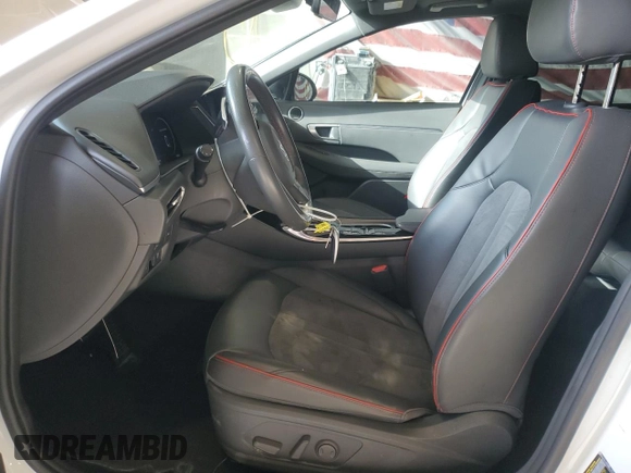 2021 Hyundai Sonata SEL Plus with VIN 5NPEJ4J29MH073659, listed as a Copart auction lot 51377955 with 110,800 mi miles and Salvage Title. Bid and sale history available at DreamBid. Image 7.