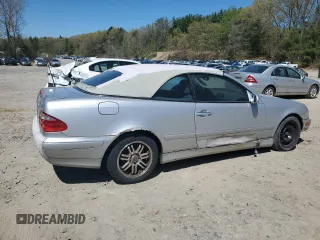 2003 Mercedes-Benz CLK 320 with VIN WDBLK65G23T135725, listed as a Copart auction lot 54460475 with 188,136 mi miles and Clean Title. Bid and sale history available at carsss.com. Image 3.