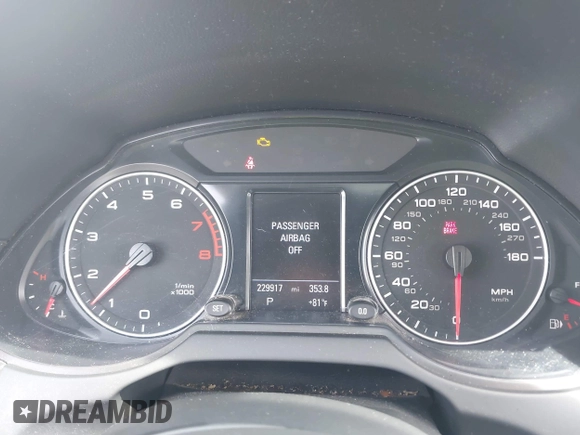 2010 Audi Q5 Premium Plus с VIN WA1LKAFP1AA004162, выставлен на аукционе IAAI как лот 42092295 с пробегом 229 917 миль миль и . История ставок и продаж доступна на DreamBid. Изображение 7.