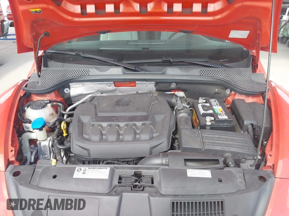 2018 Volkswagen Beetle S with VIN 3VW5DAAT3JM506460, listed as a IAAI auction lot 41556365 with 49,674 mi miles and . Bid and sale history available at DreamBid. Image 10.