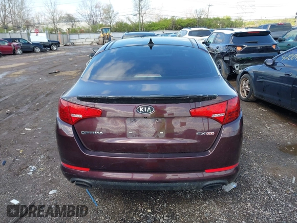 2012 Kia Optima EX with VIN 5XXGN4A71CG011319, listed as a IAAI auction lot 42001405 with 193,567 mi miles. Bid and sale history available at carsss.com. Image 17.