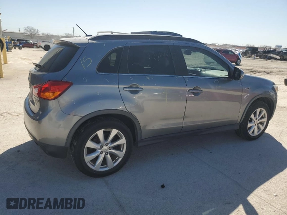 2015 Mitsubishi Outlander Sport 2.4 GT with VIN 4A4AP4AW0FE038259, listed as a Copart auction lot 48536725 with 108,794 mi miles and Salvage Title. Bid and sale history available at carsss.com. Image 3.