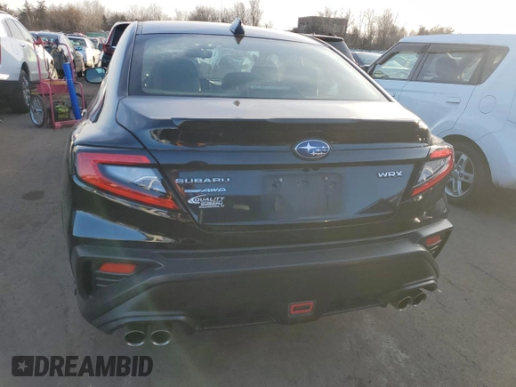 2022 Subaru WRX Limited with VIN JF1VBAL66N9009770, listed as a Copart auction lot 43307005 with 80,613 mi miles and Salvage Title. Bid and sale history available at carsss.com. Image 6.