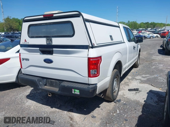 2016 Ford F-150 XL with VIN 1FTEX1CG0GFC65847, listed as a IAAI auction lot 42109907 with 184,087 mi miles and . Bid and sale history available at carsss.com. Image 4.