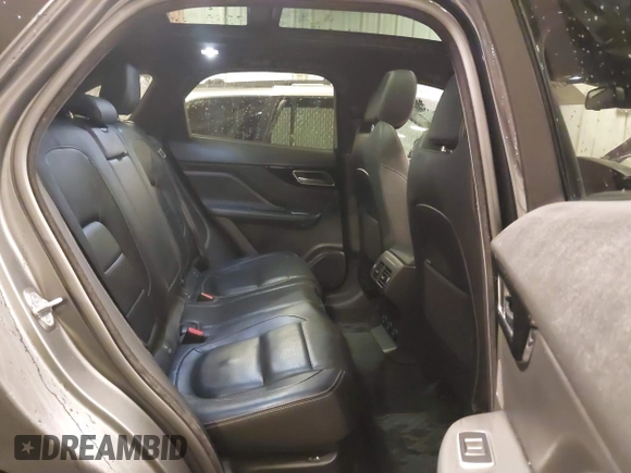2018 Jaguar F-Pace 30t R-Sport with VIN SADCL2GX8JA281161, listed as a IAAI auction lot 41697529 with 81,242 mi miles and . Bid and sale history available at DreamBid. Image 8.