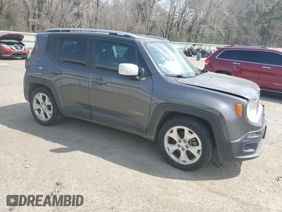 2018 Jeep Renegade Limited z VIN ZACCJADB4JPH26192, wystawiony jako Copart lot #47827845 z przebiegiem 78 035 mil mil oraz Szkoda całkowita • Salvage title. Historia ofert i sprzedaży dostępna na DreamBid. Obrazek 4.
