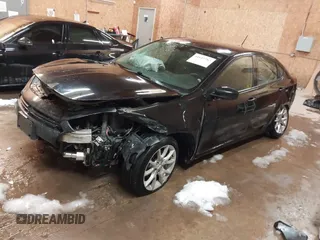 2013 Dodge Dart SXT with VIN 1C3CDFBA9DD290624, listed as a IAAI auction lot 41615782 with 123,432 mi miles. Bid and sale history available at carsss.com. Image 2.
